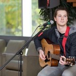 The guitarist at the Emerging Connections Event